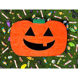 Halloween Pumpkin Piñata With Stick 17"X10" Perfect For Halloween Party Decorations, Photo Prop, October Birthday, Funny And Spooky - Fits Candy/Favors: By Get A Piñata