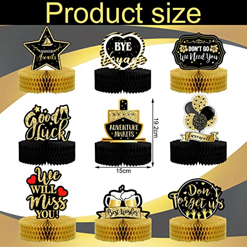 9 Pcs Going Away Farewell Party Decorations We Will Miss You Centerpieces