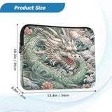 Japanese Dragon Laptop Sleeve Case Durable Waterproof Computer Bag For 13-14 Inch Notebook