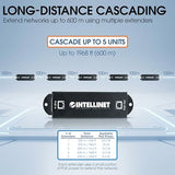 Intellinet 1-Port Indoor Gigabit Poe+ Extender Repeater 25W Power Budget Via Cat5E Cat6 Rj45 Ethernet Network Cables, Daisy-Chain 3 Yr Mfg - 560962