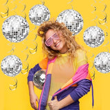 54 Pieces Disco Party Decorations Disco Ball Hanging Swirls 70S Party Hanging Swirls Ceiling Decor For Disco Fever Party 70S Hippie Birthday Party Favors Supplies