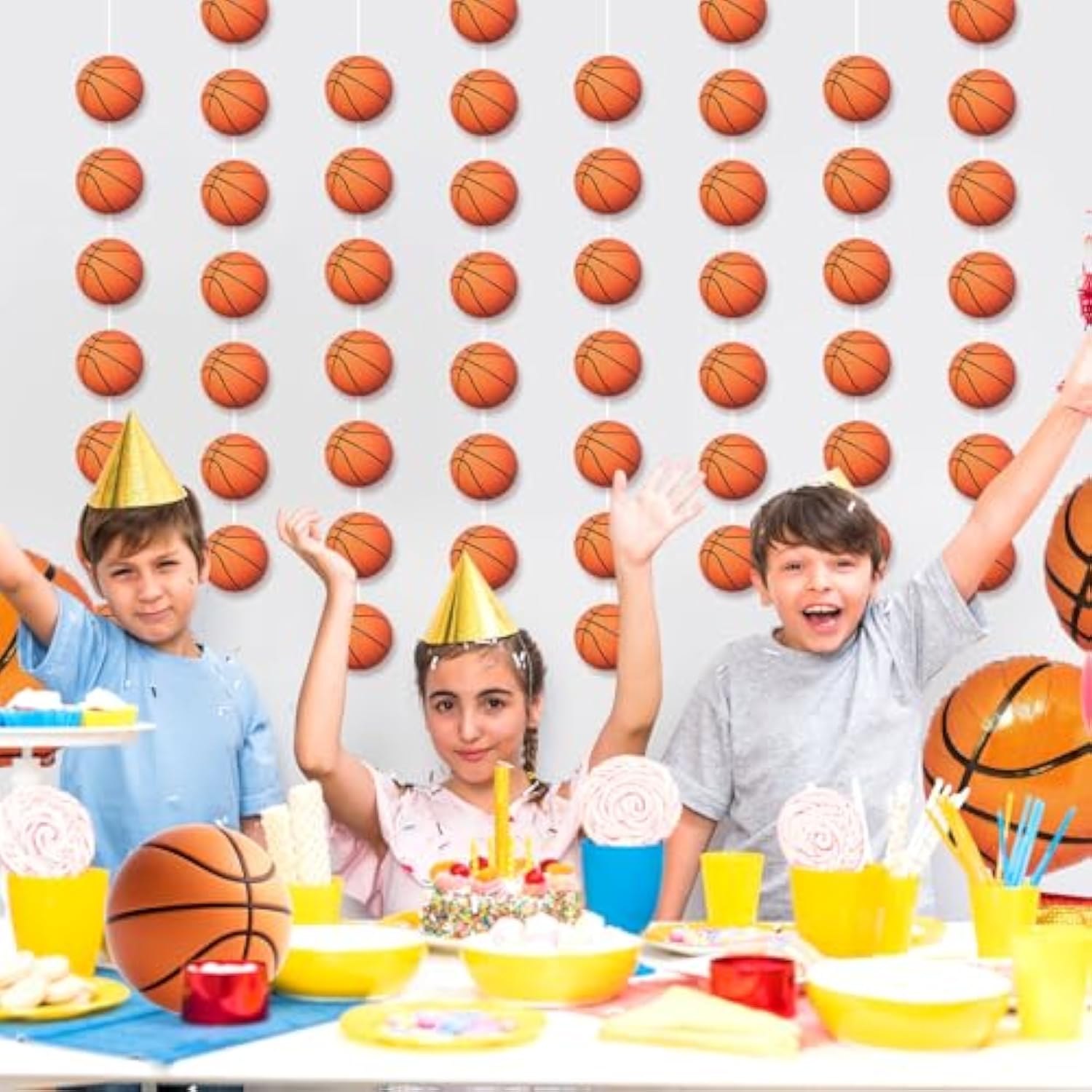 8 Pcs Soccer Garland Banner, Soccer Paper Cutouts Hanging Swirl, Sports Balls Hanging Decorations For Birthday Party Wedding Baby Shower Home Classroom Decor Favors