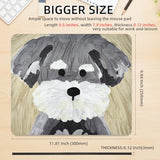 Dog Mouse Pad Cute Mousepad Big Mouse Pads For Computers Laptop Desk Accessories Gaming Mouse Pad, Portable Office Non-Slip Rubber Base Wireless Anime Mouse Pad, 11.8"X9.8"X0.2" Inch (Schnauzer)