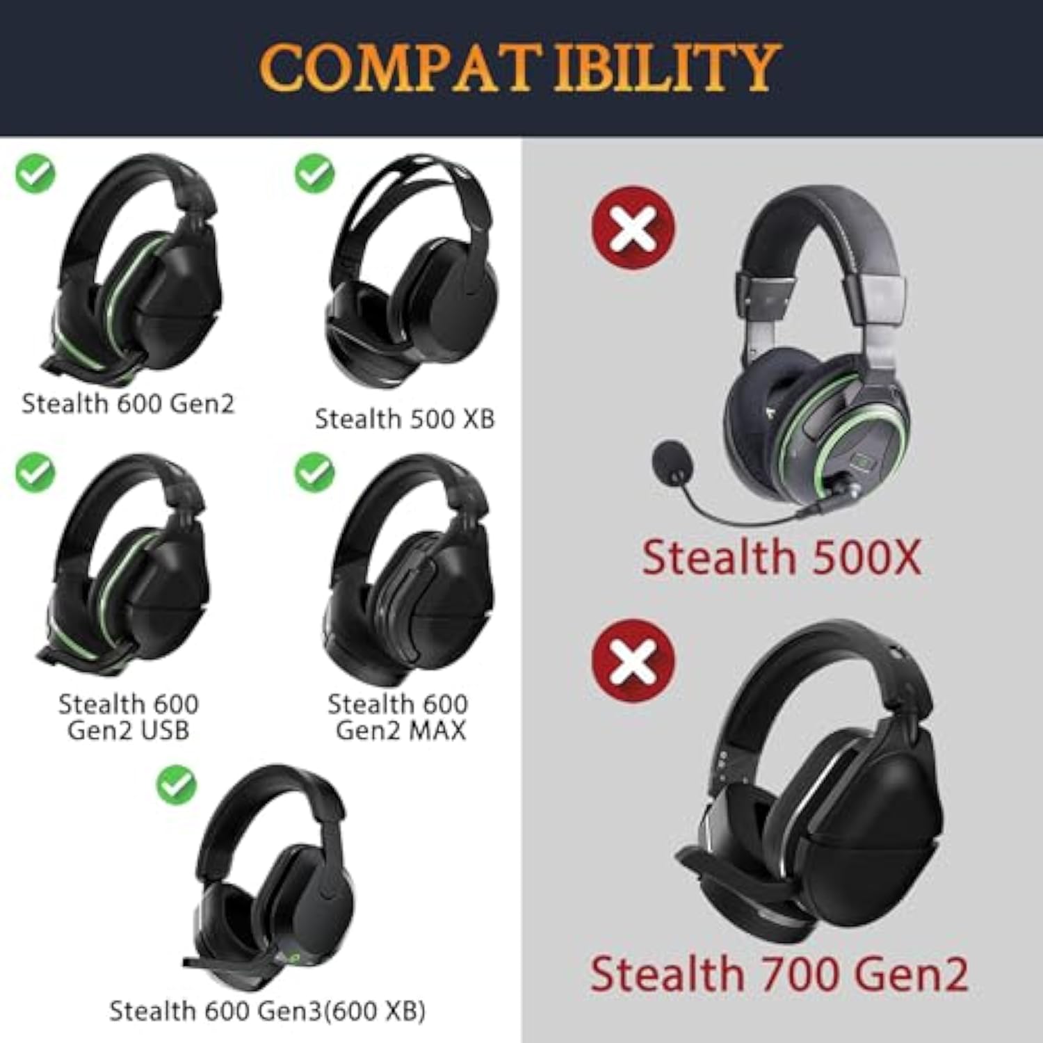 Cooling-Gel Earpads Replacement For Turtle Beach Stealth 600 Gen 2 Usb/Max, 600 Gen3 Pc/Ps/Xb, 500 Xb Wireless Headset, Ear Pad Cushions With Noise Isolation Foam - Snow Leopard