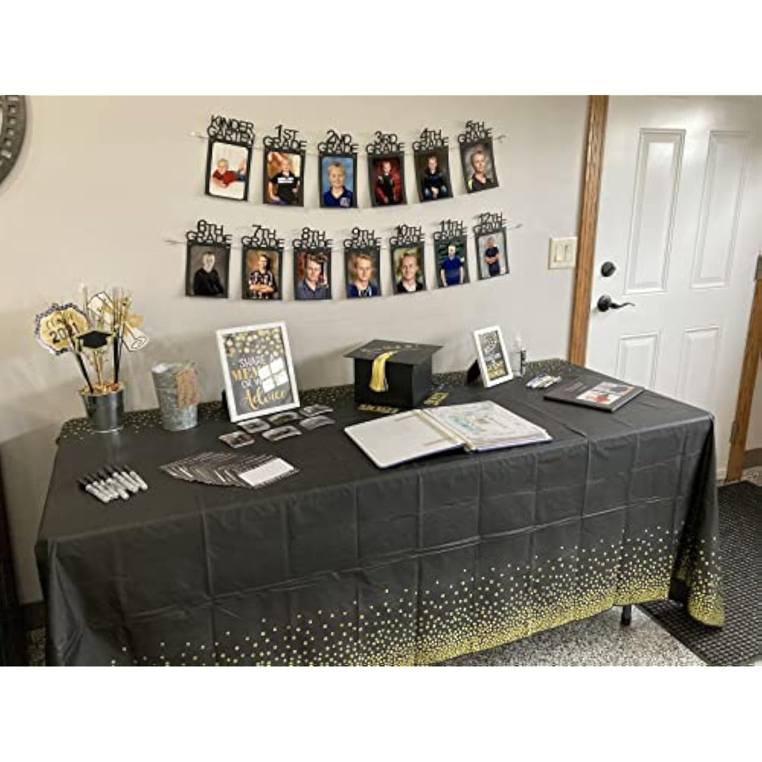 Graduation Decorations 2025 2026 5X7 Photo Banner For Class Of 2025 Decorations K-12 Picture Banner For Senior 2025 High School Decor Graduation Party Supplies Td114