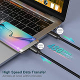 Micro Usb To Usb C Cable 3.3Ft, 3 Pack Braided Usbc To Micro Usb Cable, 2.4A Charging & 480Mbps Data Transfer,Type-C To Usb Micro Android Charger Cable For Kindle/Ps4 Xbox Controller/Samsung S7 S6 S5