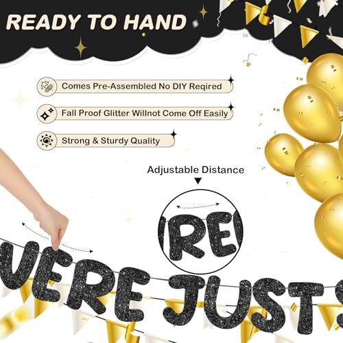 We Were Just Starting to Like You Goodbye Banner, Black