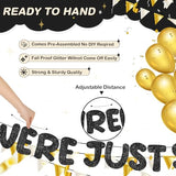 We Were Just Starting to Like You Goodbye Banner, Black