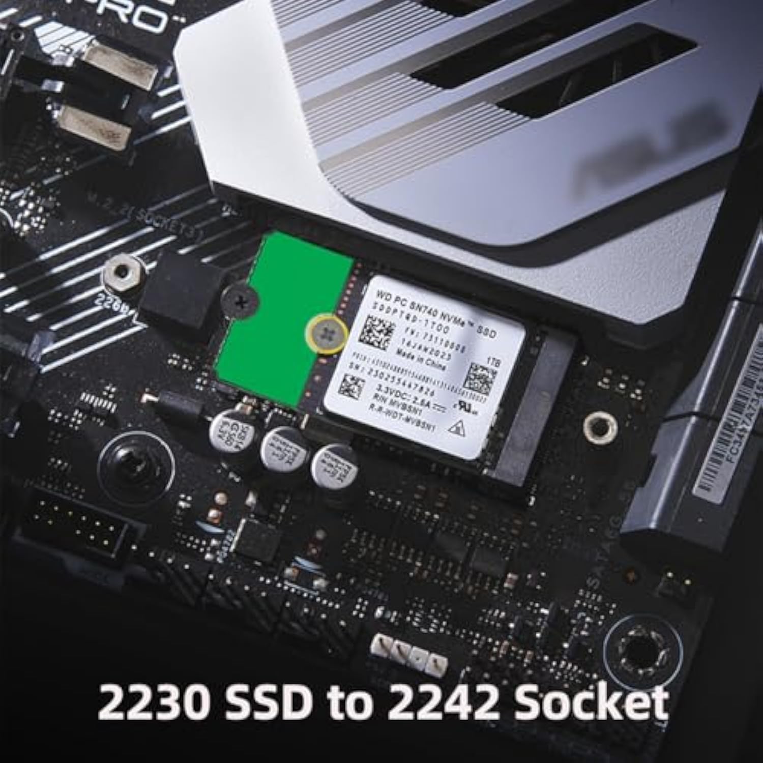 Cy M.2 Nvme Ngff M-Key Ssd Male To Female Extension Cable 40Cm With Sff-8654 C