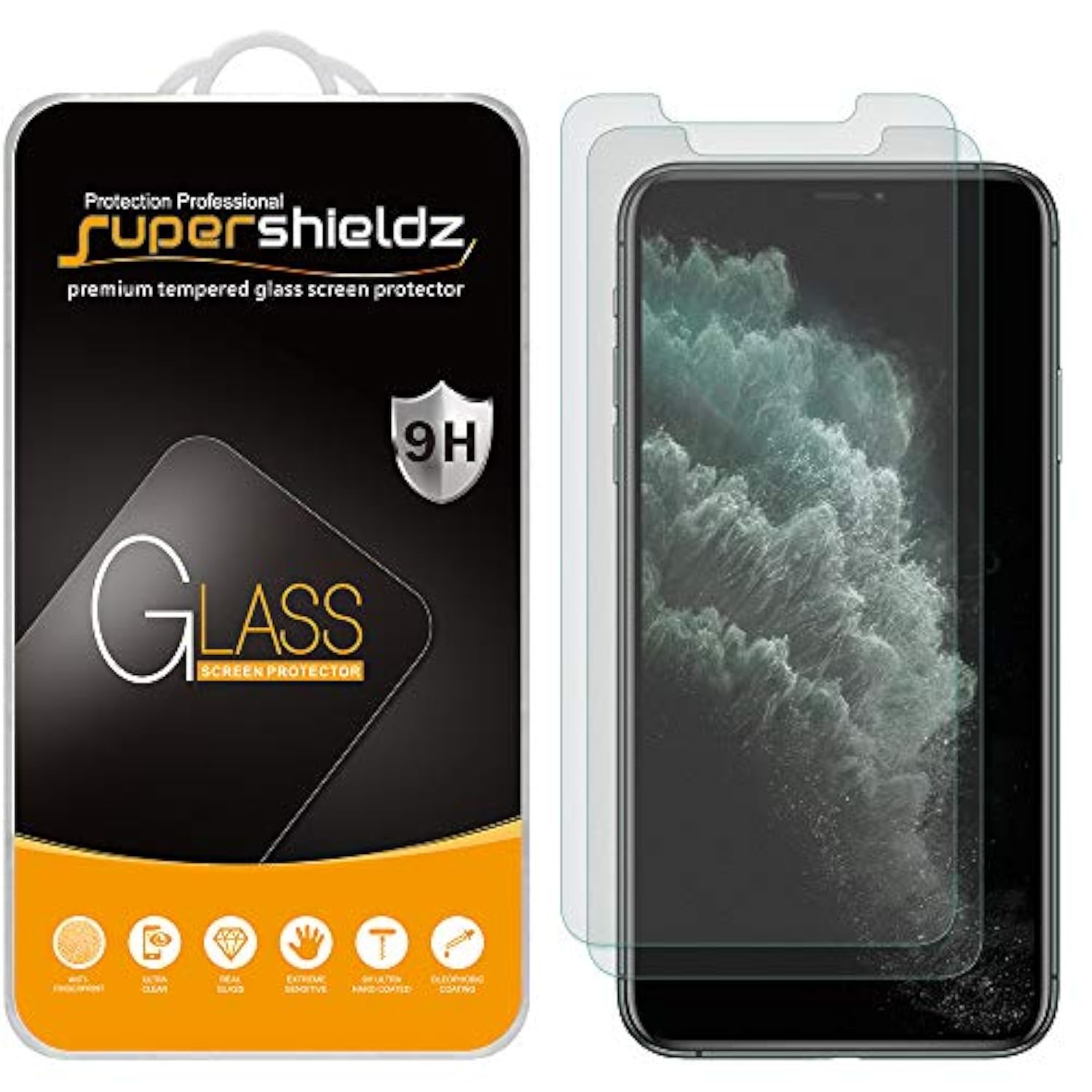 (2 Pack) Anti-Glare (Matte) Screen Protector Designed For Iphone 11 Pro Max And Iphone Xs Max (6.5 Inch) [Tempered Glass] Anti Fingerprint, Anti Scratch, Bubble Free