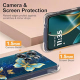 Motorola Moto G 5G 2025/2026 Slim Flexible TPU Case with Reinforced Corners and Shock Absorption for Girls Women, Compatible with Moto G Play 5G 2026 (Butterfly)