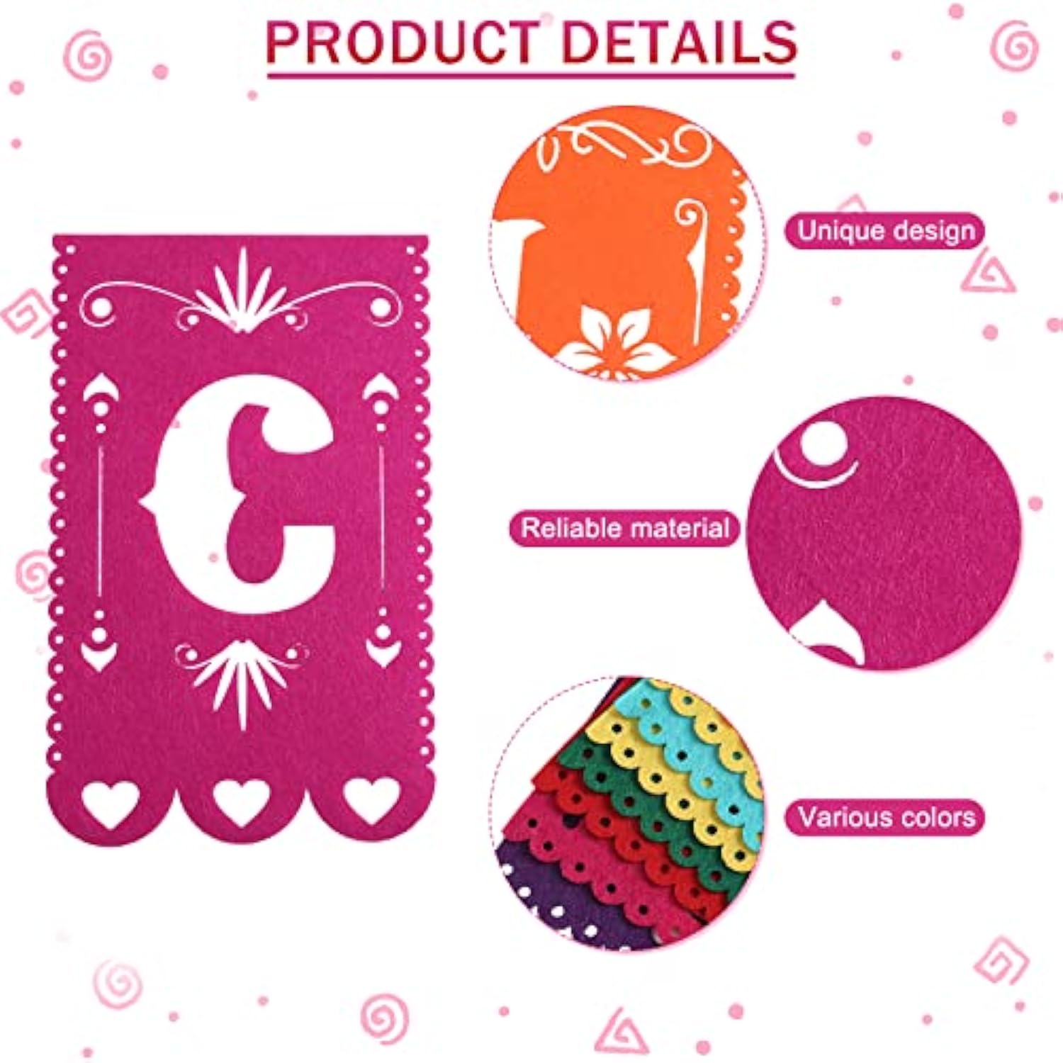 Mexican Welcome Baby Banner Fiesta Baby Shower Decorations Felt Banner Taco Bout Decorations Cinco De Mayo Party Supplies