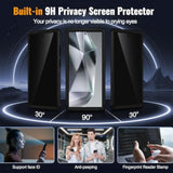 Privacy Case For Samsung Galaxy S25 Ultra,Compatible Magsafe,Galaxy S25 Ultra Magnetic Cover Built-In Privacy Screen Protector And Camera Protector,Full Body Case For Samsung S25 Ultra,Blue