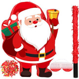 16" Christmas Santa Claus Piñata Party Bundle with Bat