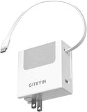 40W Retractable iPhone Charger with 33.5IN Lightning Cable USB C Fast Charging Block
