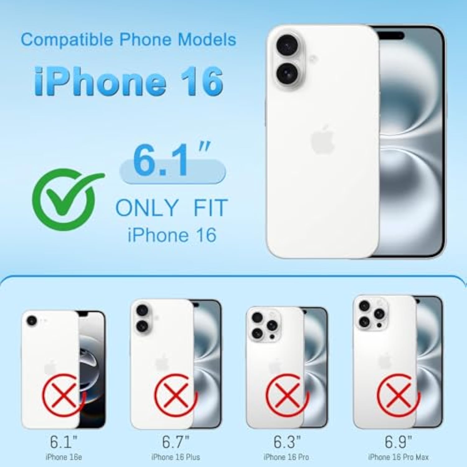 For Iphone 16 6.1" Wallet Case With Card Holder, Shoulder And Wristlet Straps, Soft Pu Leather, Magnetic Snap, Flip Phone Case For Women Men For Apple 16 Rose Gold