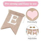 He Or She Banner, No Diy He Or She Gender Reveal Burlap Banners, Baby Shower Banner Sign For Girls Or Boy, Gender Reveal, Welcome Baby Backdrop Decoration