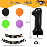 Halloween Decorations Black Orange Purple Green Balloons 40 Inch Party