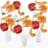 15-Piece Rosh Hashanah Centerpiece Sticks Table Toppers for Jewish New Year