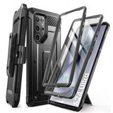 Galaxy S24 Ultra Case with Built-in Screen Protector, Black by SUPCASE
