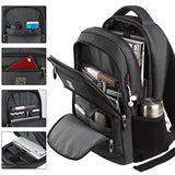 Laptop Backpack,Business Travel Anti Theft Slim Durable Laptops Backpack With Usb Charging Port,Water Resistant College Computer Bag For Women & Men Fits 15.6 Inch Laptop And Notebook Black