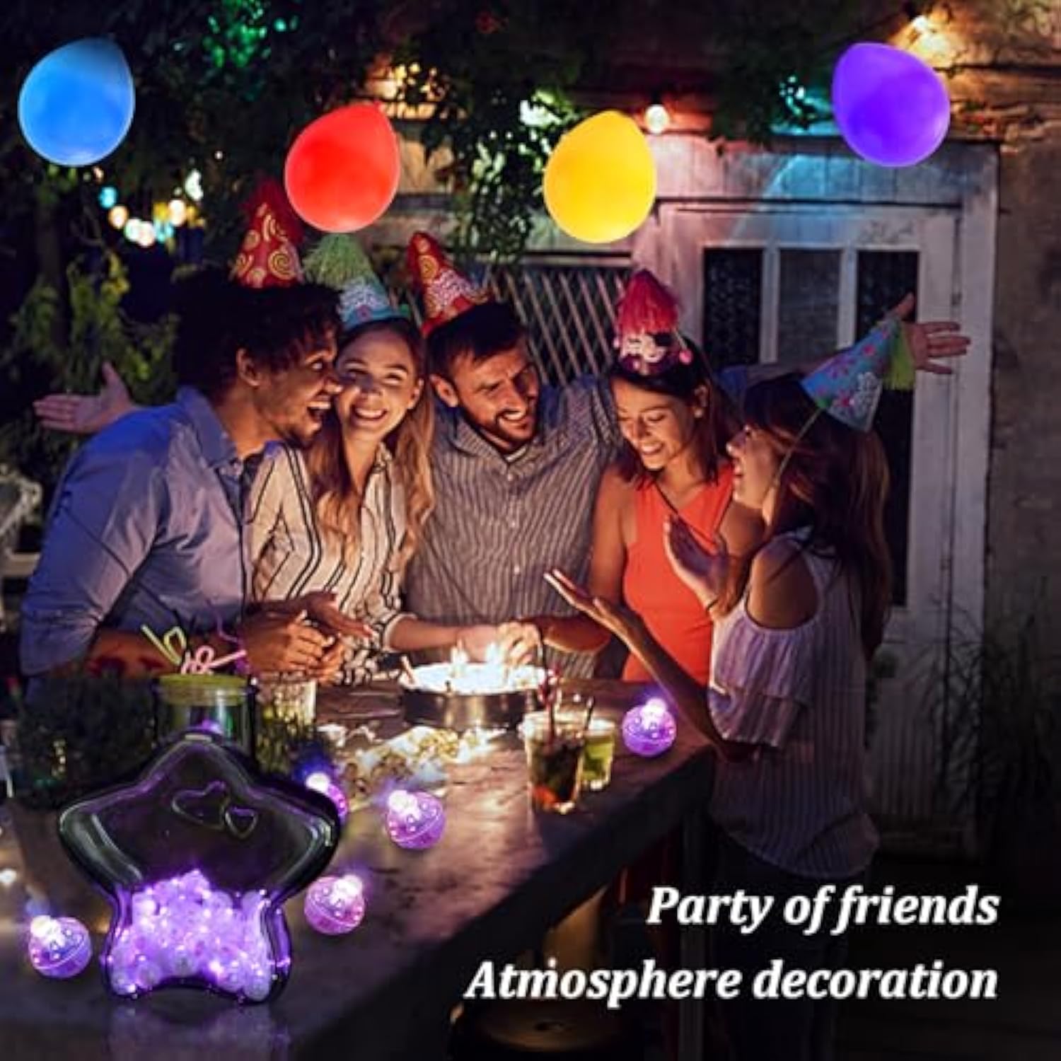 50Pcs Led Balloon Lights,Mini Balls Lights,Long Standby Time Party Lamps,Waterproof For Paper Lantern Halloween Christma