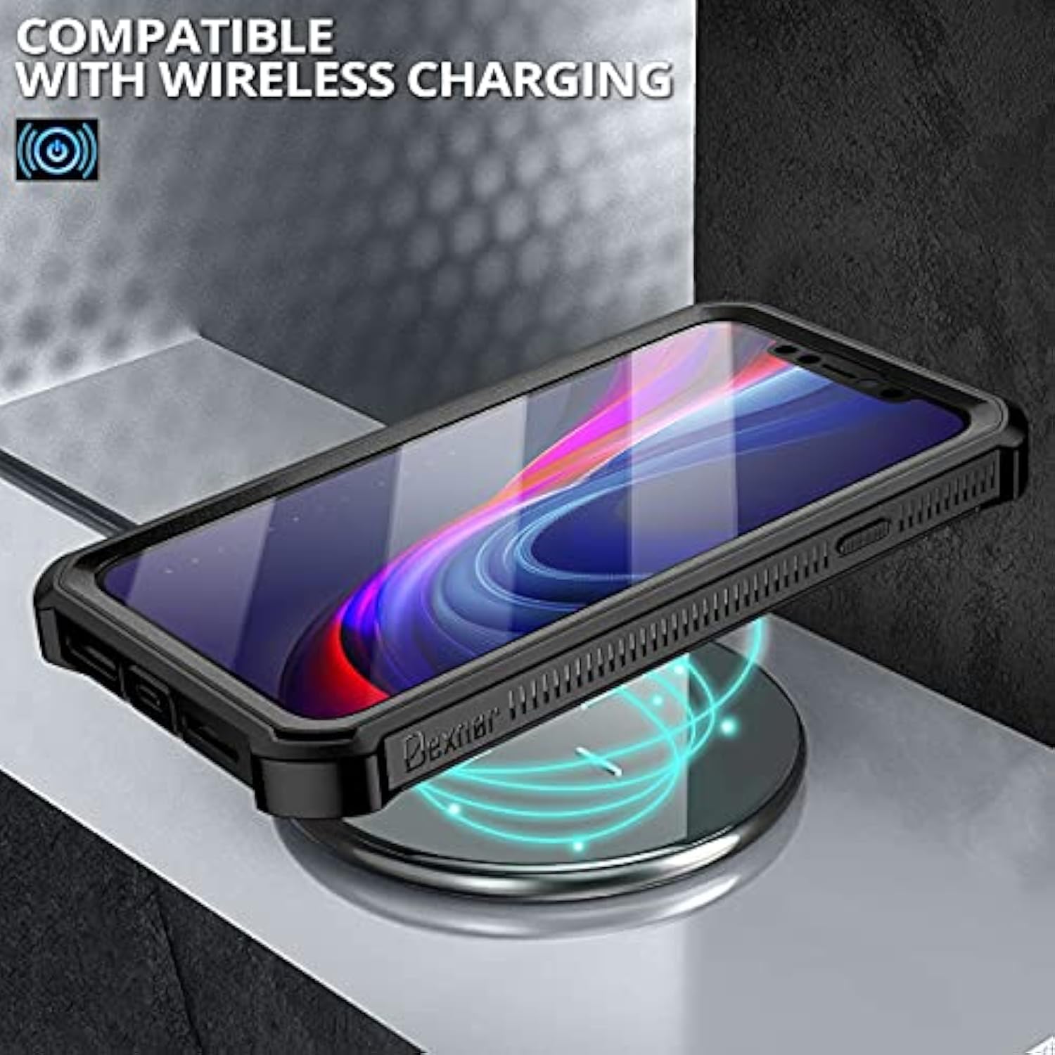 For Iphone 11 Case, [Built In Screen Protector And Kickstand] Heavy Duty Grade Protection Shockproof Protective Cover For Iphone 11, 6.1 Inch Dark Black