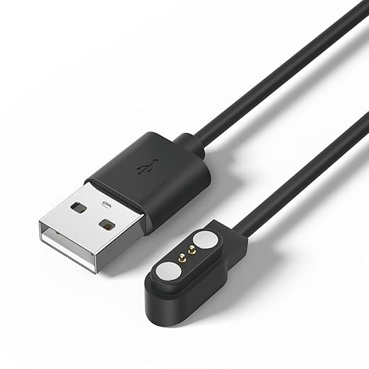 Magnetic 2 Pin Charger Cable for VeryFit Smartwatch 3.3FT USB Replacement