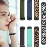 Elastic Bands Compatible with Fitbit Inspire 3, Adjustable Stretchy Nylon Loop Band Breathable Replacement Strap Accessory Wristband, Black