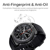 [2+1 Pack] Compatible Samsung Galaxy Watch 46Mm/ Gear S3 Case Cover With Screen Protector, Soft Tpu Plated Protective Bumper Shell + Tempered Glass Screen Protector Film For Gear S3 Frontier/Classic
