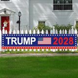 Trump 2028 Flag President Election Banner for Yard Garden Outdoor Decor 98" x 18"