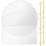 3Pcs Resin Tray Molds And 6Pcs Gold Handles Silicone Irregular Casting Agate Epoxy Molds For Diy Crafts Making Faux Agate Tray Serving Board Home Decor
