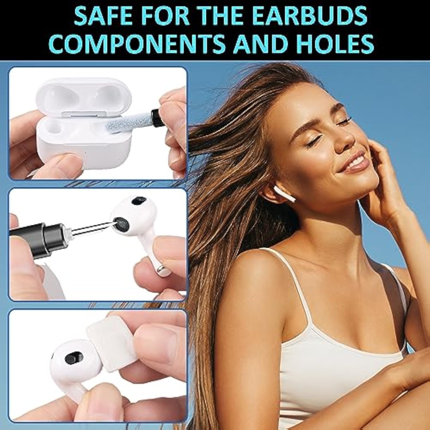 iPhone & AirPod Cleaning Kit Portable Multi-Tool with Storage Case