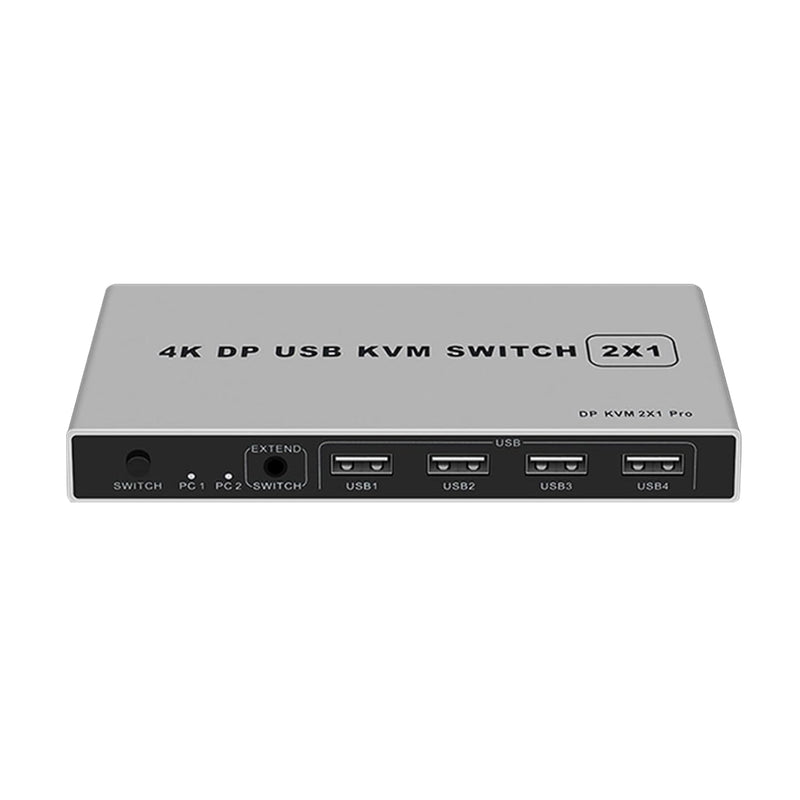 Kvm Switch Displayport, 4K Usb Displayport Kvm Switches Support Usb/Dp 2 In 1