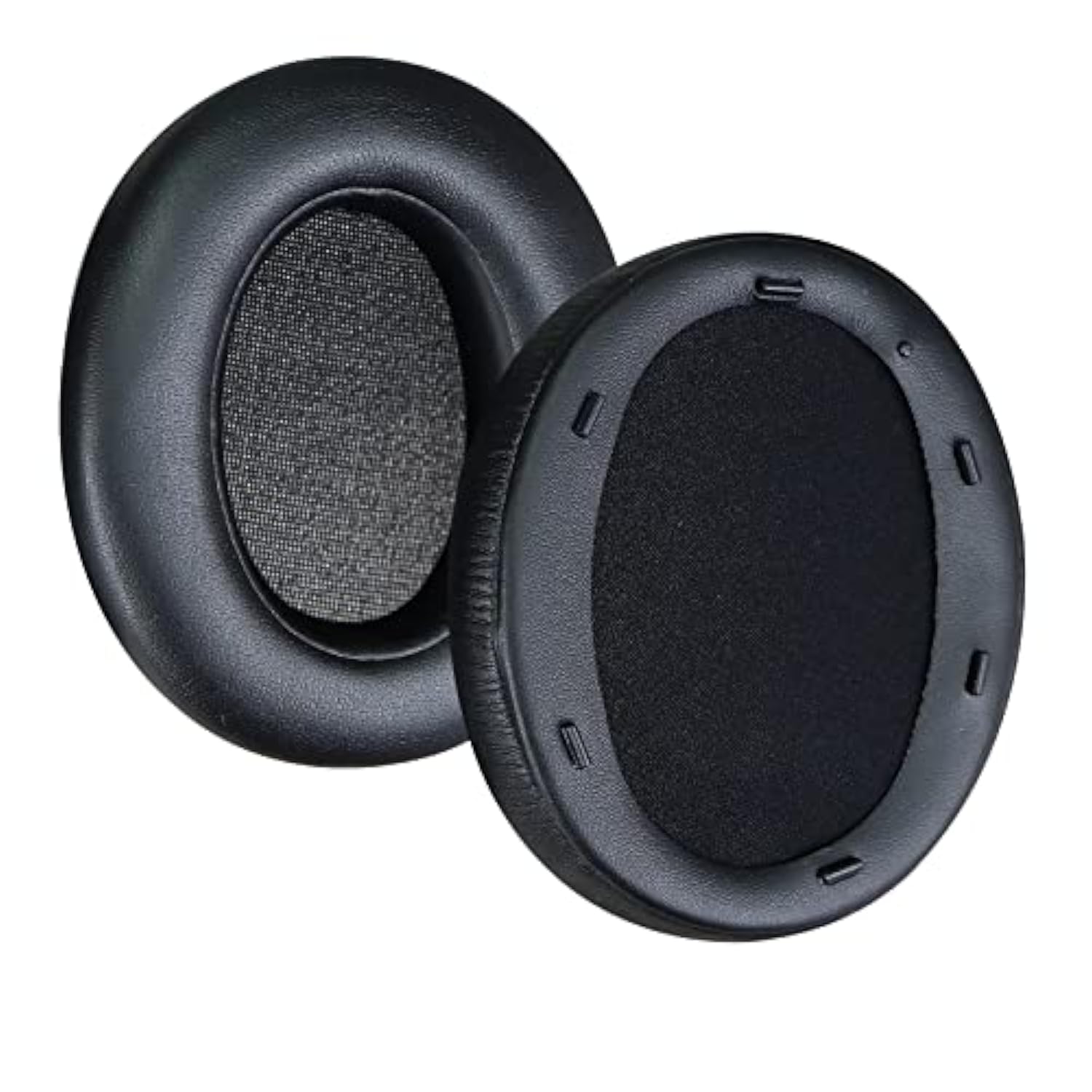 Protein Leather Ear Pads Cushion, Replacement Earpads For Sony Wh-Xb910 Xb910N Extra Bass Noise Cancelling Headphones Earpad Repair(Black)