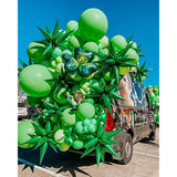 3pcs 26inch Green 3D Explosion Star Foil Balloons Starburst Birthday Wedding Party Decor