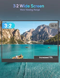 Portable Monitor 14Inch 2K Laptop Monitor Usb C Hdmi Gaming Ultra-Slim Ips Display Smart Cover & Speakers, 2160 * 1440P Screen For Laptop, Hdr External Monitor For Laptop Pc Phone Mac Xbox