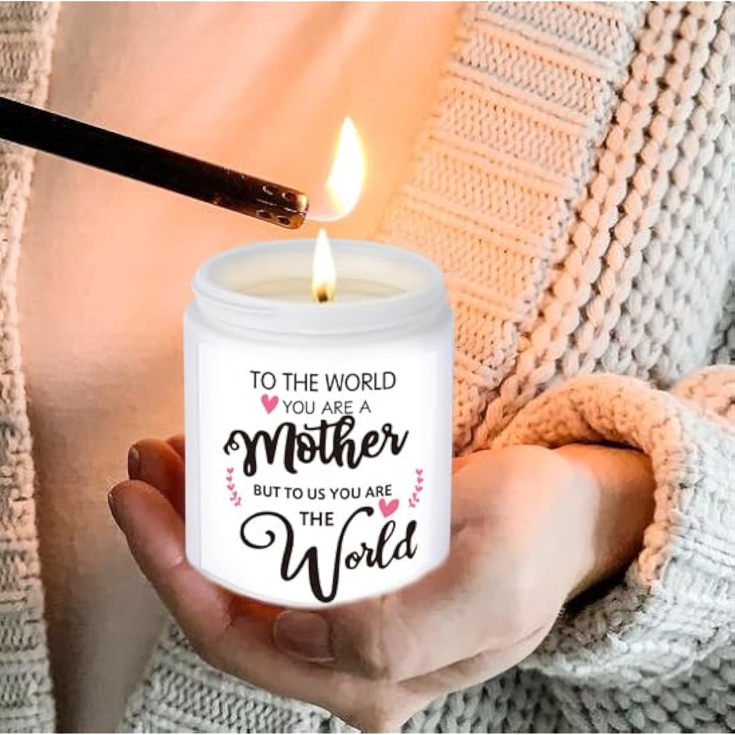 Valentines Day Gifts For Mum,Funny Mom Birthday Gift,Mothers Day Gifts For Mom From Daughter Kids Son,Mum Candle,Best Presents For Mum Birthday,Stepmom,Mother In Law,Funny Mother Valentine’S Gift