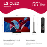 LG - 55" Class C4 Series OLED evo 4K UHD Smart webOS TV (2024)