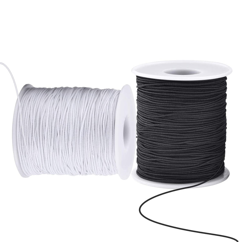 Elastic Cord For Bracelets, 2 Rolls 1 Mm 330 Feet Sturdy Bracelet String, Stre