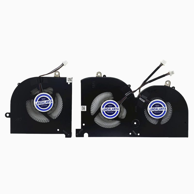 Replacement New Cpu And Gpu Cooling Fan For Msi Gs76 Stealth Gs76 11Ue Gs76 11