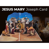 Three Kings Nativity 3D Pop-Up Card – Epiphany Religious Keepsake With Wise Men, Jesus Mary Joseph – Faith-Inspired January Holiday Card – 6 X 8 With Notecard