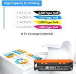 131A/X Toner 5-Pack (BK/C/Y/M) for Pro 200 M251nw, M276nw