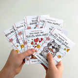Valentines Day Card For Kids, Boys, Girls - 3D Classroom Pop-Up Cards - Cute Animals Gift Exchange Cards - 8 Pack - Blank Notecard & Envelope Included