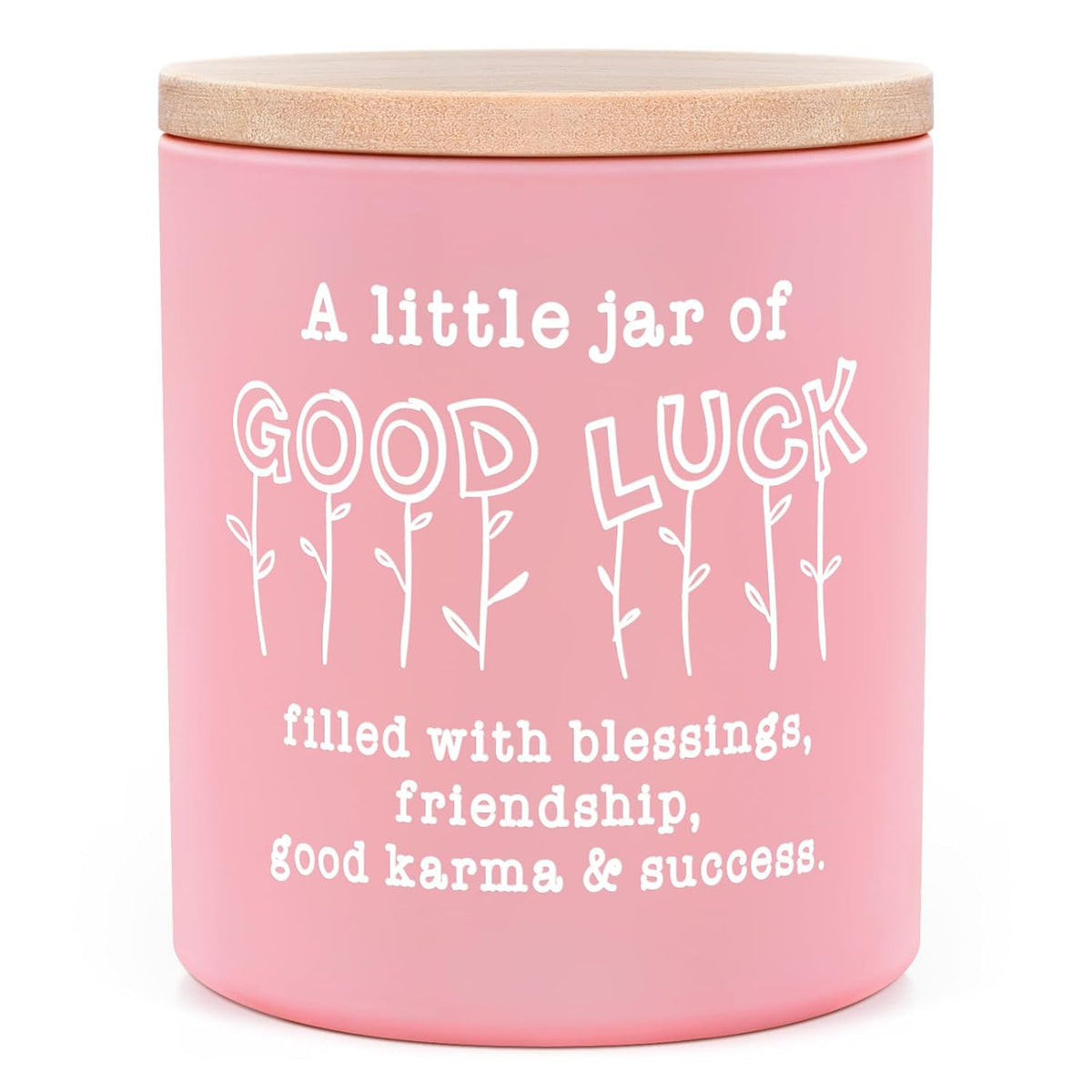 Good Luck Gifts For Women, Karma & Luck Candle 10Oz, New Beginnings Gifts For Women Friends Sisters, Coworker Leaving, Farewell Gift For Coworkers, Handmade Soy Wax Scented Candles