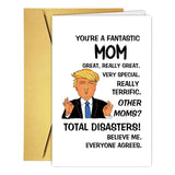 Humorous Birthday Card For Mom Wife Grandma, Funny Mom Birthday Card Gift From Son Daughter Kids Husband, Humor Mother'S Day Gift From Son Daughter, Happy Bday Mommy