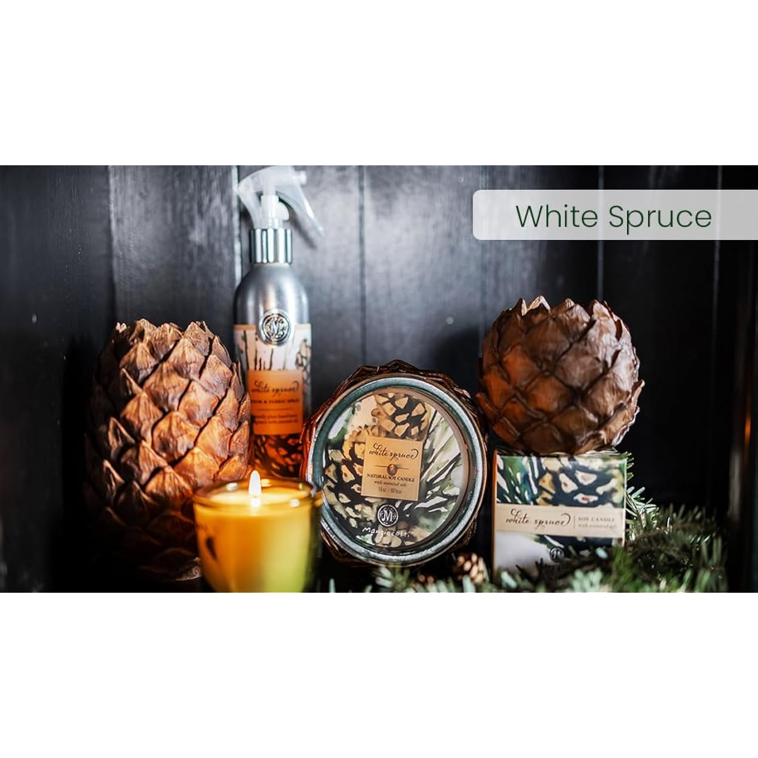 Soy Candle 2.5 Oz (White Spruce)