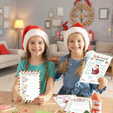 4 Christmas Party Games For Family Office? 25 Players Xmas Emoji Songs Pictionary & Word Scramble & Who Is Most Like Santa & Code Break Games With Answer Key For Large Groups Holiday Parties