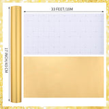 Gold Wrapping Paper Roll 17 In X 33 Ft Solid Matte Gold Metallic Wrapping Paper For Valentine'S Day Wedding Birthday Anniversaries Baby Shower Diy Bouquet