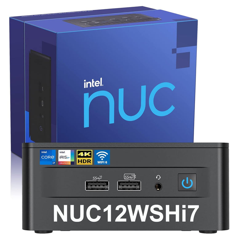 Intel NUC 12 NUC12WSHi7 Home&Business Desktop Mainsteam Kit, Barebone, Intel C